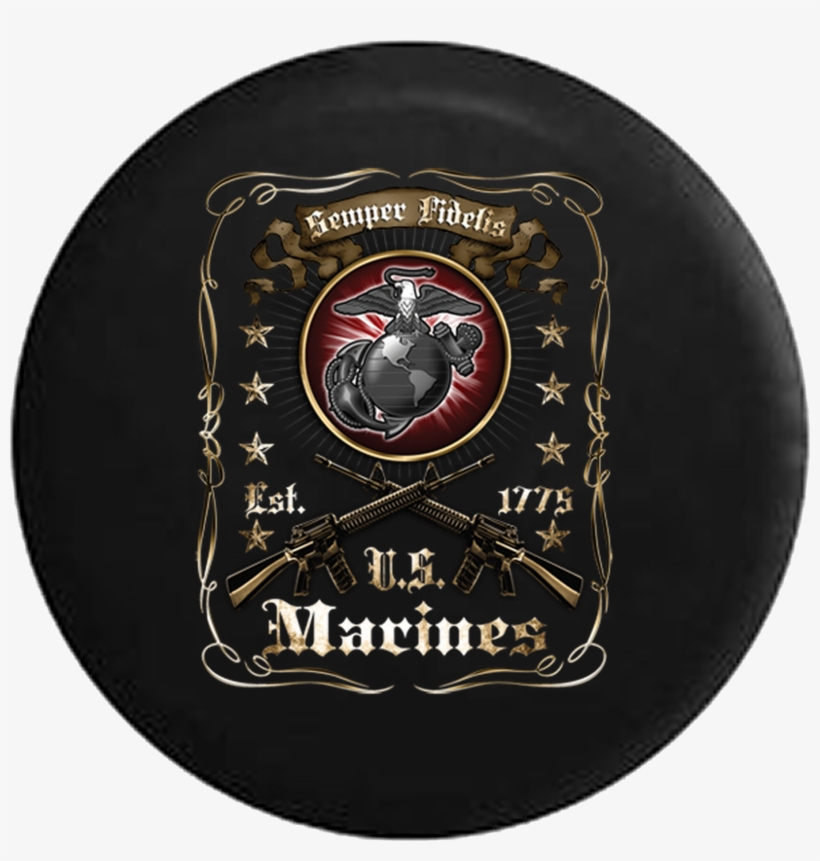 Semper Fidelis Us Marines Est 1775 Usmc Military Jeep, transparent png download