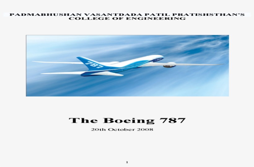 Boeing 787 Png, transparent png download