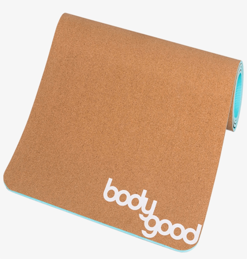 Bodygood 72x24" Cork Non-slip Yoga Mat, transparent png download