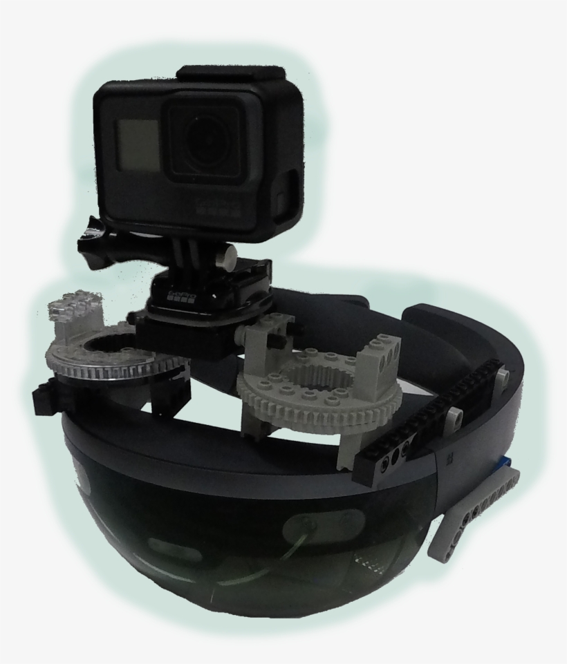 Portable Hololens Spectatorview Using Gopro And Lego - Build Hololens Spectator View, transparent png download