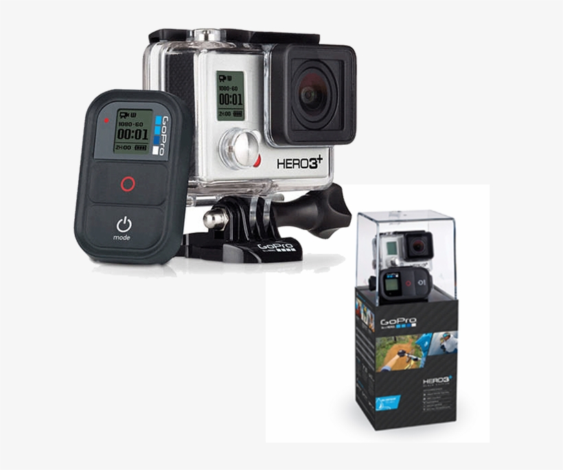 Gopro Hd Hero 3 Black Edition - Gopro Hero3+ Black Edition Surf Waterproof Camcorder, transparent png download