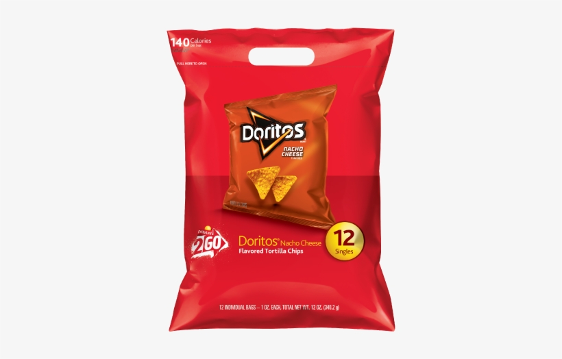 Doritos Transparent - 12 Pack Doritos Nacho Cheese, transparent png download