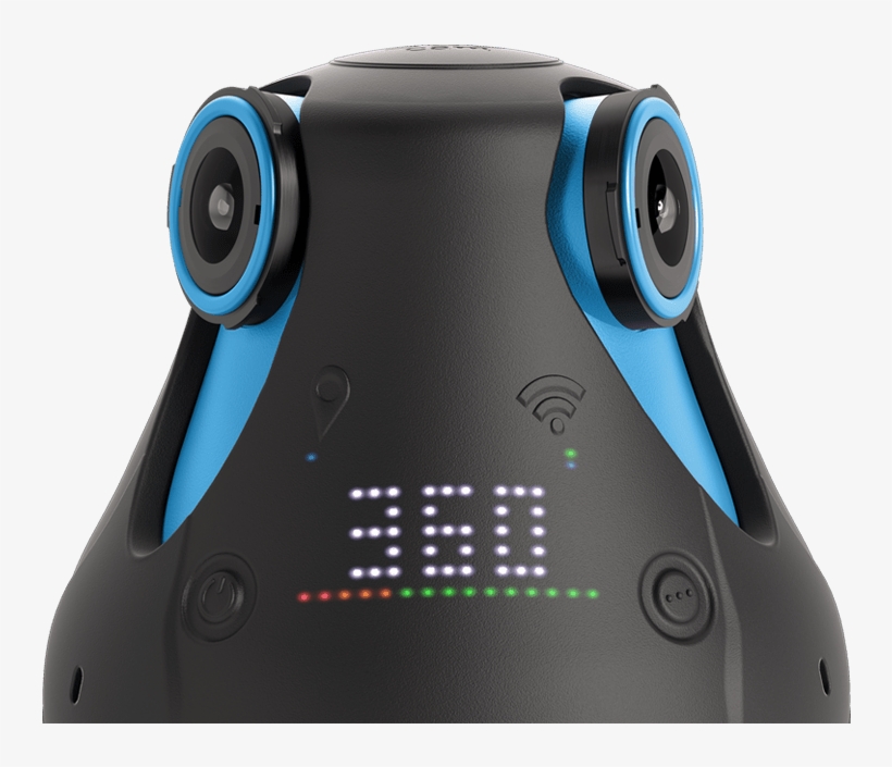 Giroptic 360cam Vr And Gopro In One-01 - Giroptic 360cam Full Hd 360-degree Vr Camera, Consumer,, transparent png download