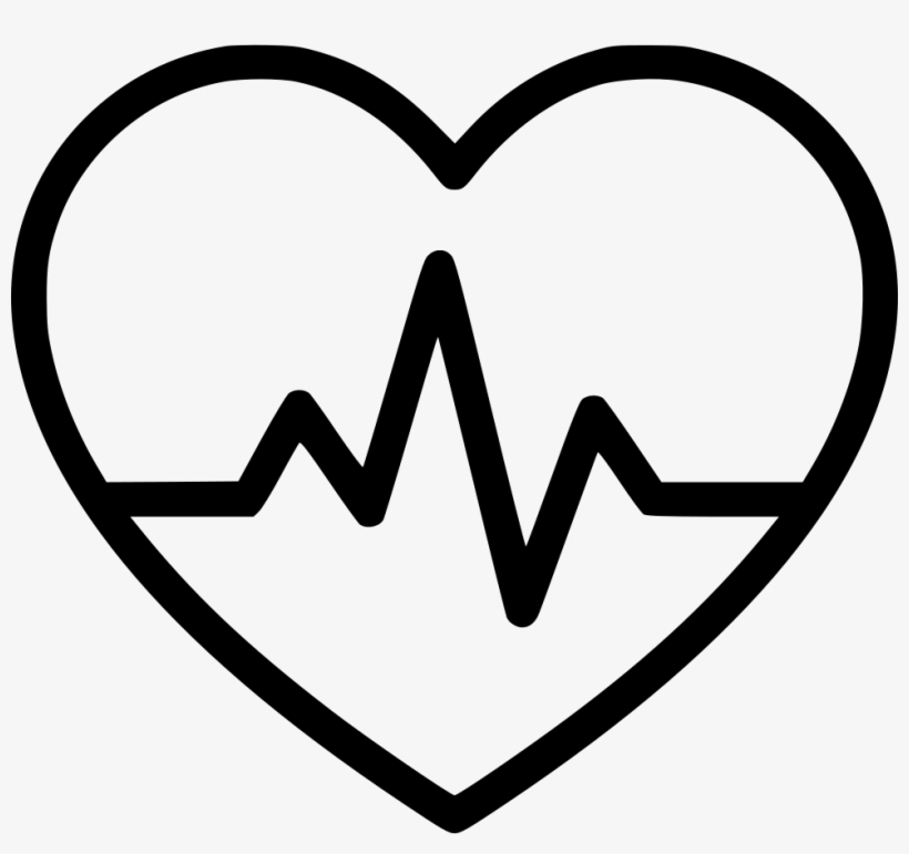 Heartbeat Ol Comments - Heart With Heartbeat Line, transparent png download