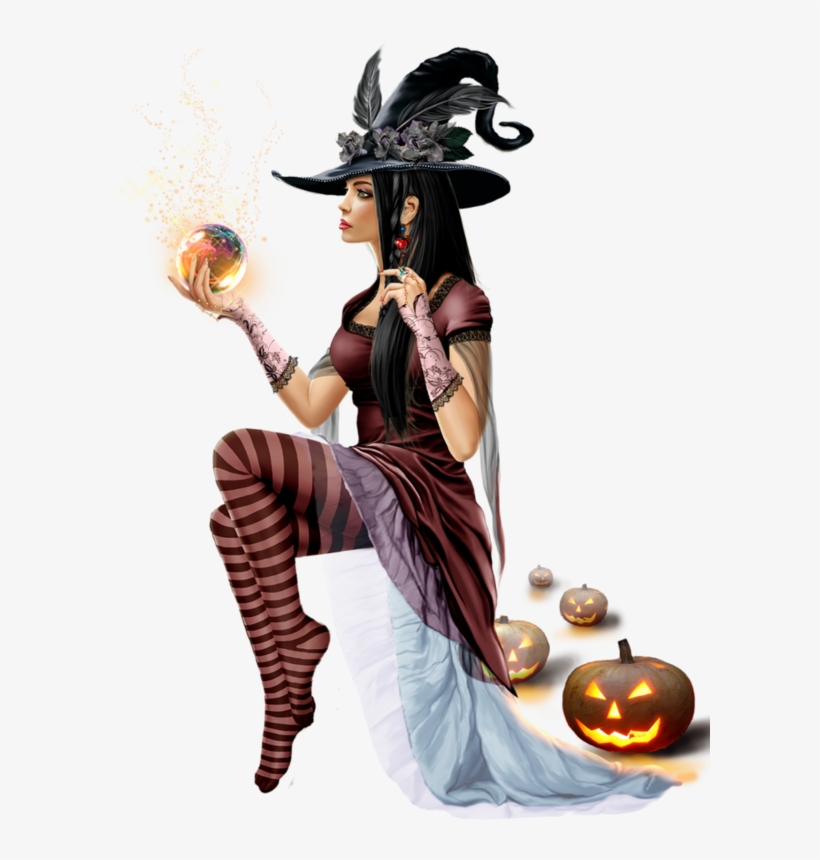 Girl Illustrations, Illustration Girl, 3d Girl, Witches, - Chicas Png De Halloween, transparent png download
