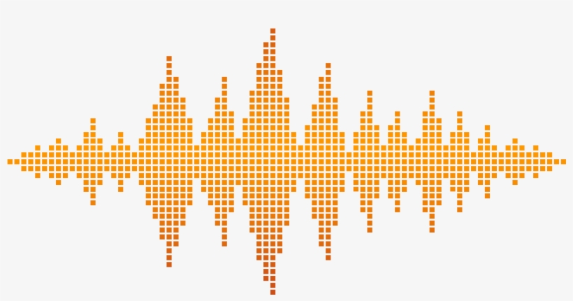 Block Display Sound Waves - Noyazu X1 8g Long Time Recording Digital Voice Recorder, transparent png download