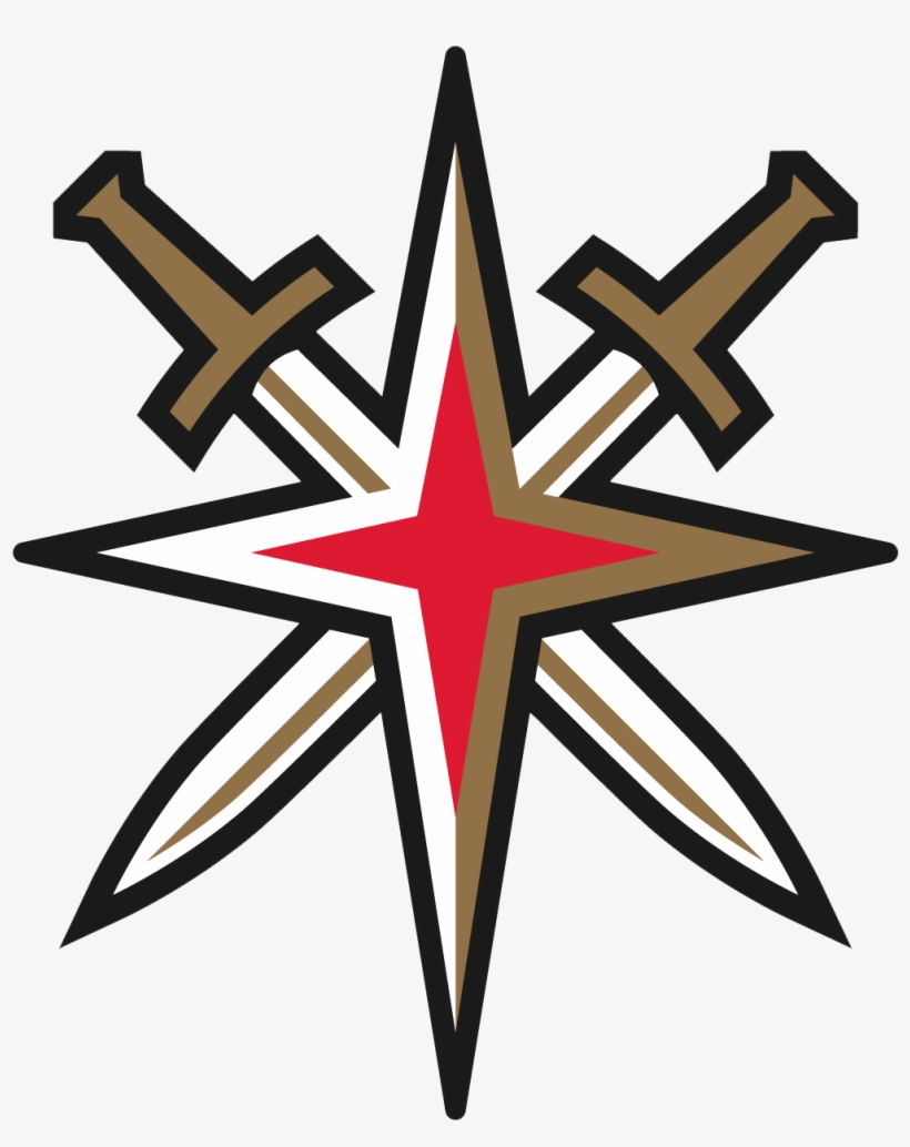 Secondary Cmyk - Las Vegas Golden Knights Alternate Logo, transparent png download