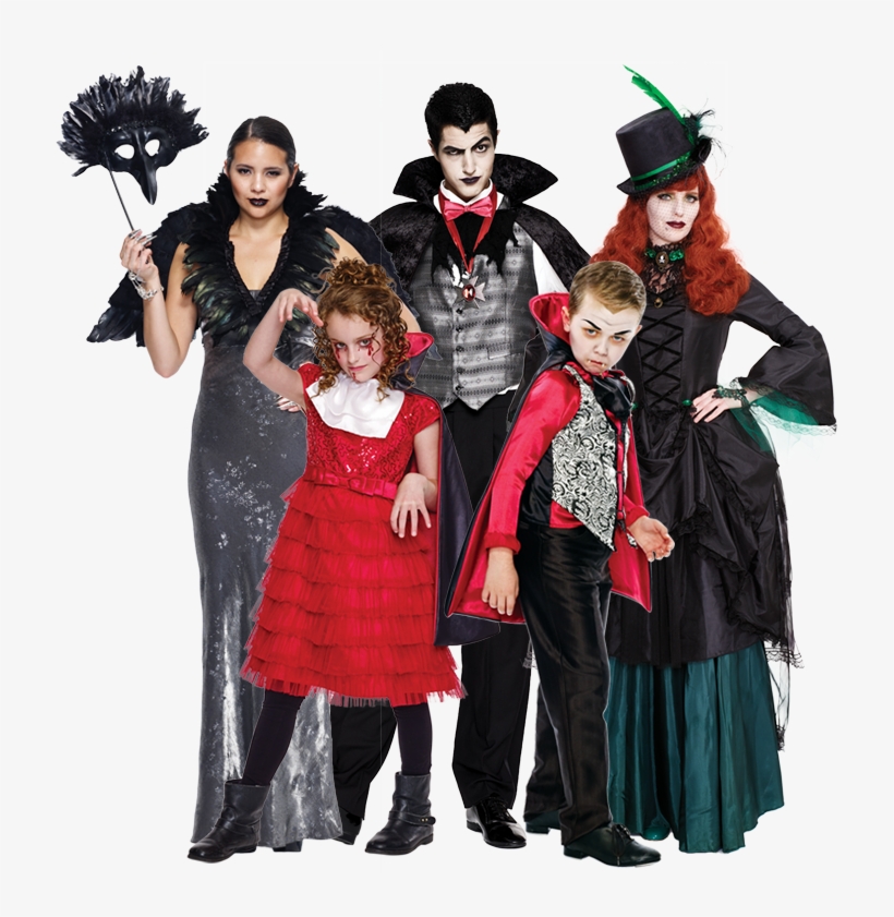 Vampire And Goth Costume Collection - Halloween Costume, transparent png download