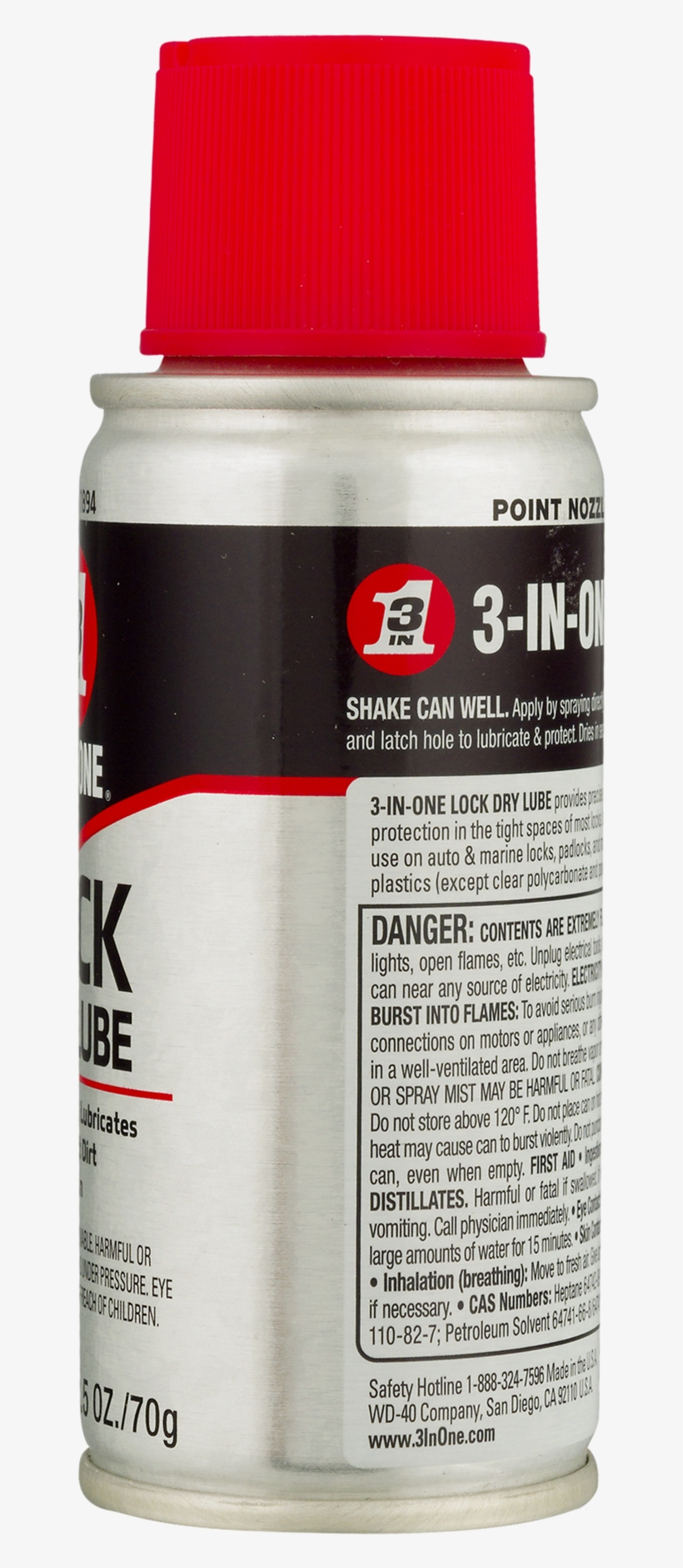 3-in-one Lock Dry Lube 120077, transparent png download