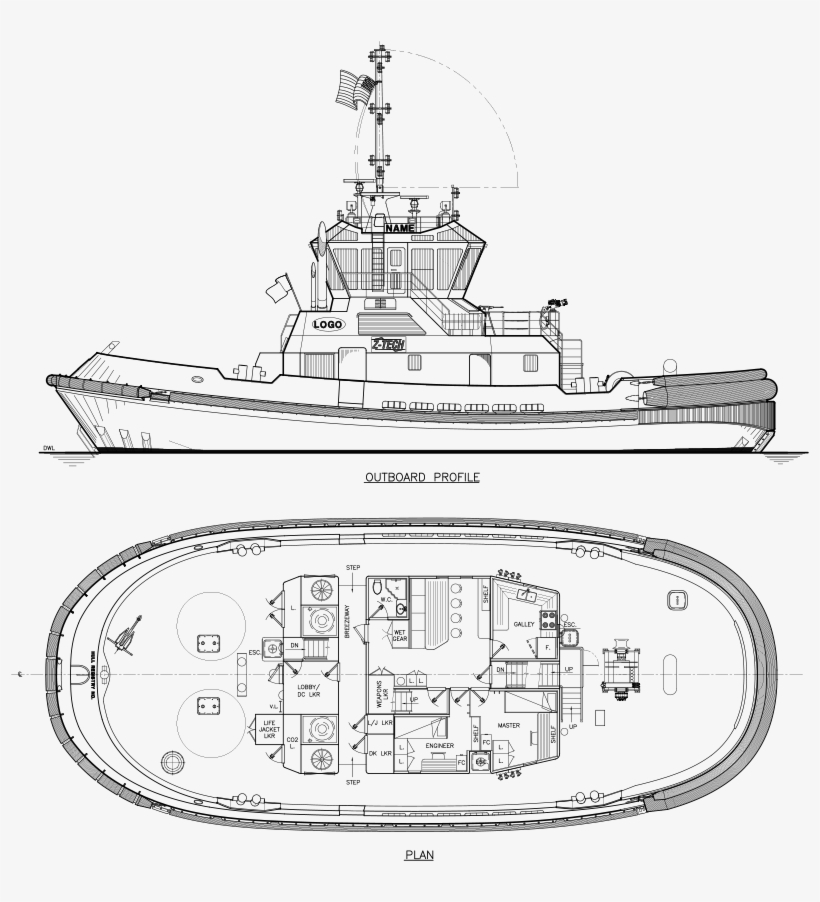 Robert Allan Ltd - Tugboat, transparent png download