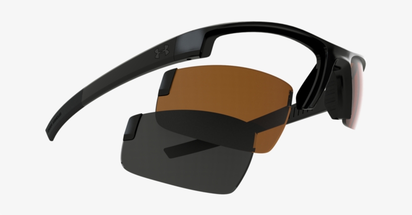 Ua Stride Switch Satinblk Brwnpolarizedlens Grypolarizedlens, transparent png download
