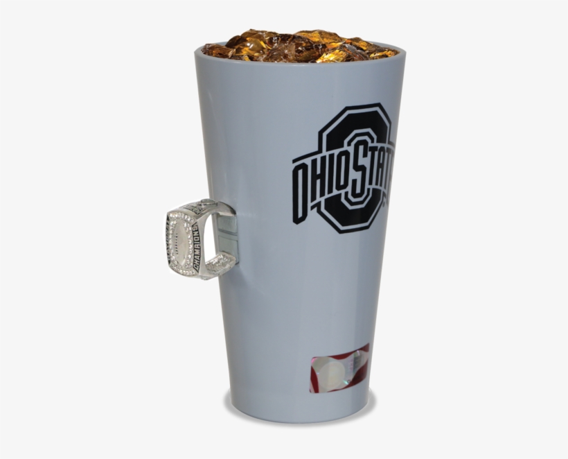 The Ohio State Championship Cup - Ohio State Buckeyes Round Stainless Steel Necklace, transparent png download