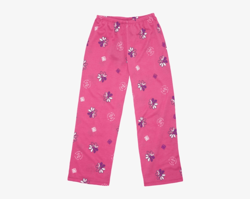 Girls Flower Sleep Pants - Pajamas, transparent png download