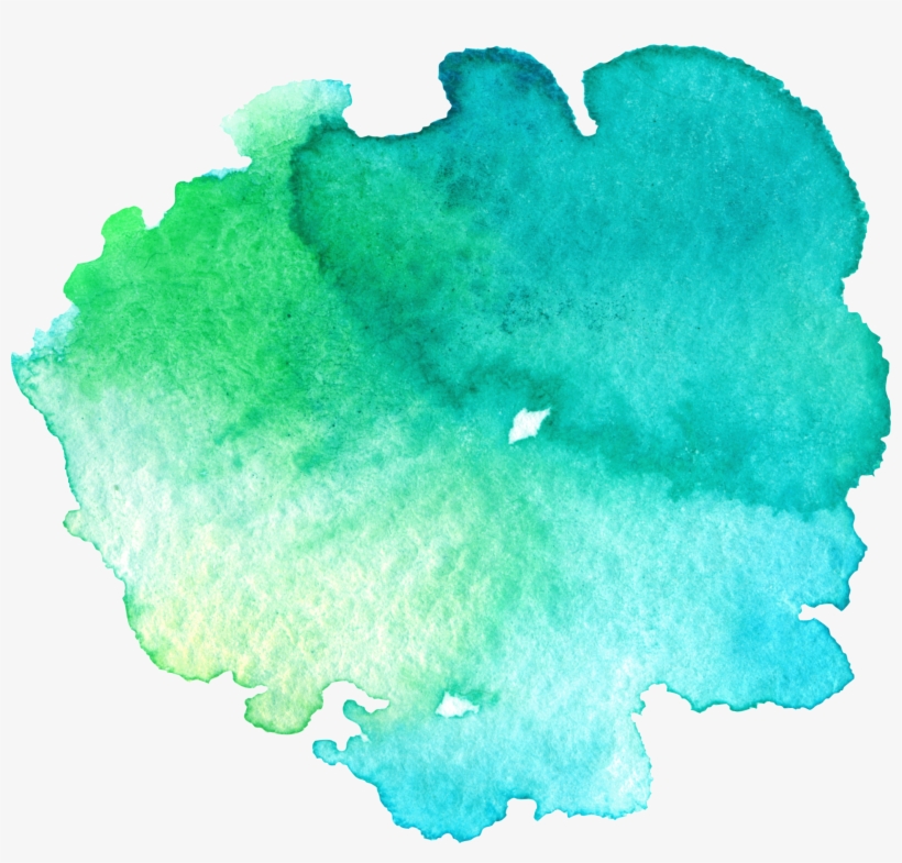 Watercolour Png Mint Green Transparent, transparent png download