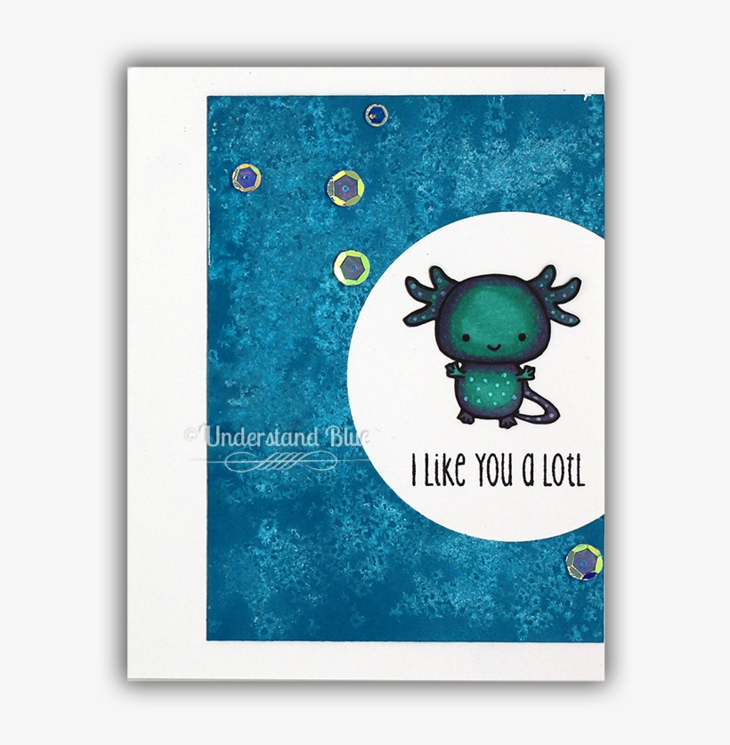 Colorique Axolotl By Understand Blue - Illustration, transparent png download