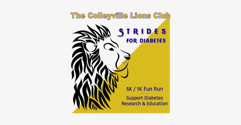 Lions Club Strides - Silhouette Black And White Lion Png, transparent png download