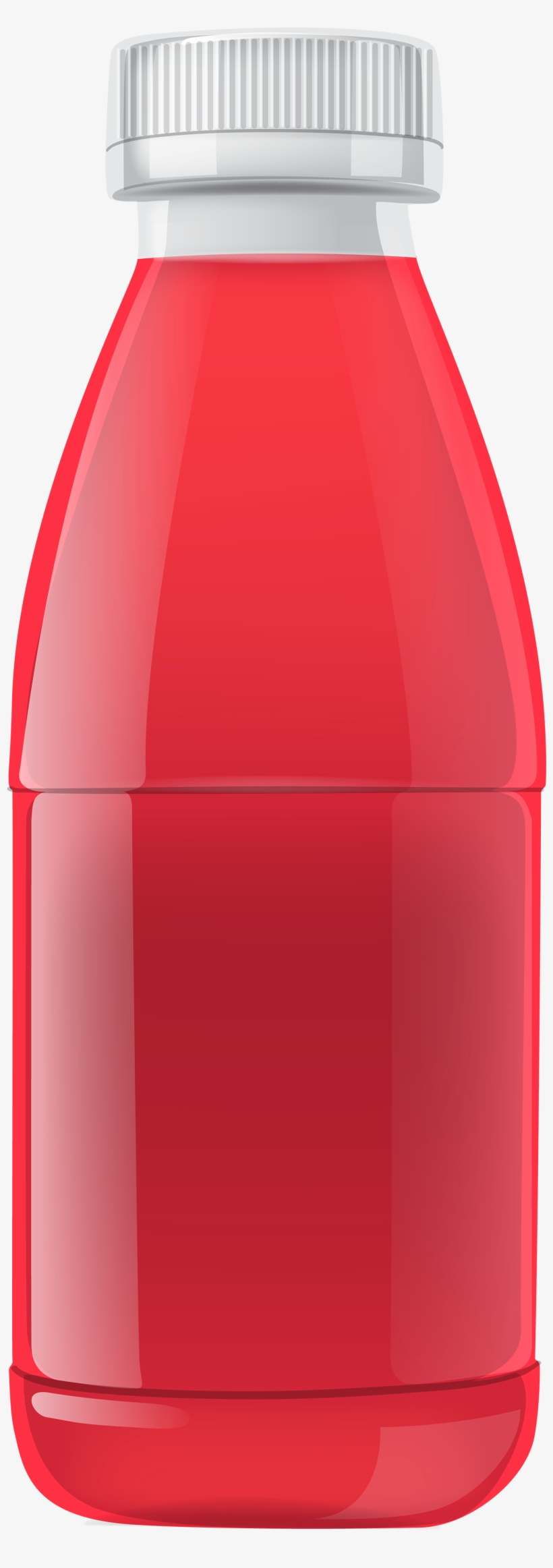 Red Juice Bottle Png Clipart - Juice Bottle Clipart Png, transparent png download