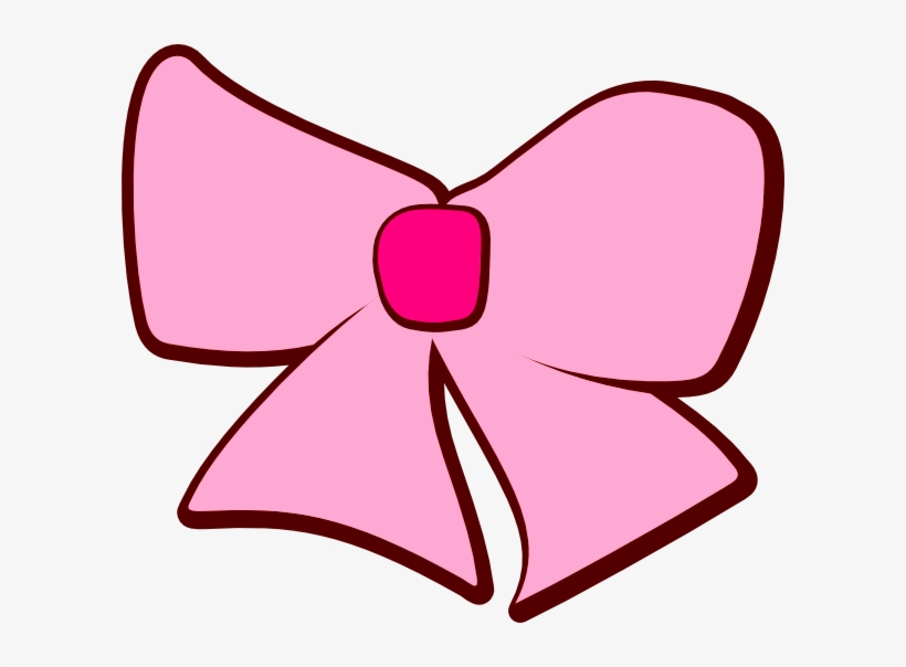 Bow - Clipart - Laço Rosa Vetor Png, transparent png download