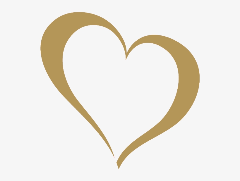 Thick Light Gold Heart - National Nonprofit Day 2018, transparent png download