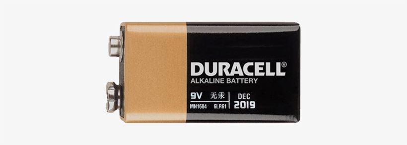 Duracell 9v Battery - Hpx 16099600 : Duracell Alkaline Battery 9v 9v Disposable, transparent png download