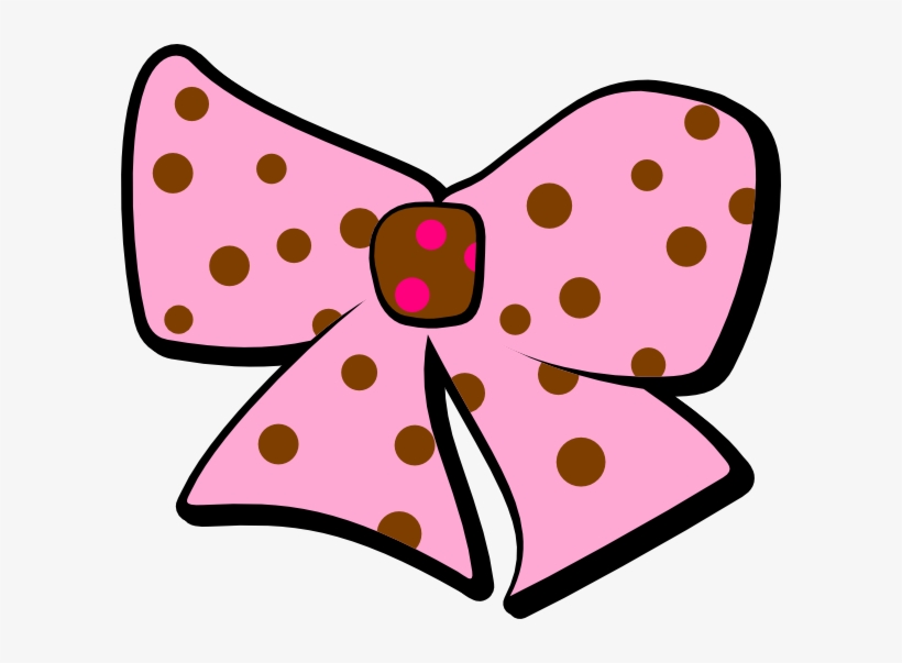 Brown Pink Bow Svg Clip Arts 600 X 523 Px, transparent png download
