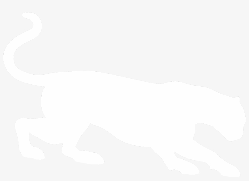 Puma Logo - White Cougar Silhouette, transparent png download