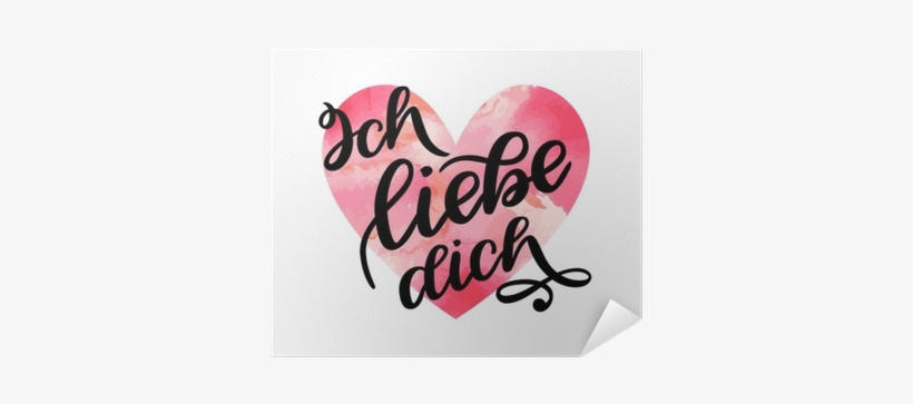 Love You Postcard - Heart, transparent png download