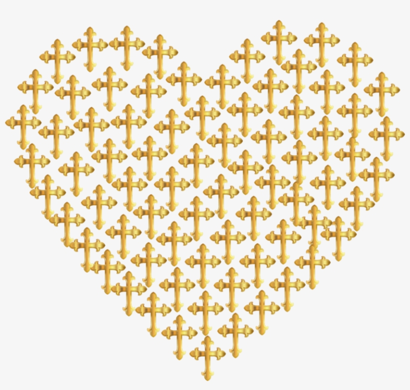 Gold Heart Computer Icons Metal - Clip Art, transparent png download