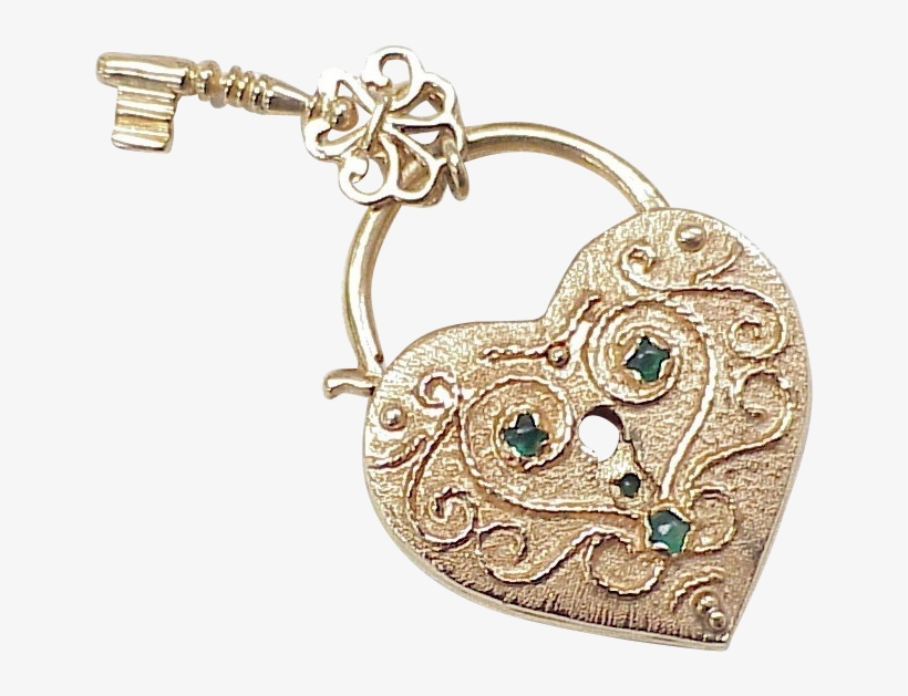Heart Key Png Transparent - Heart Lock And Key, transparent png download