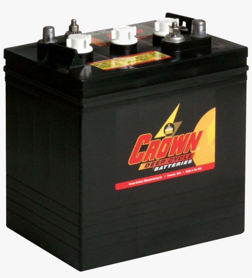 Deep Cycle Batteries - Crown Cr-220 6v 220ah Deep Cycle Battery, transparent png download