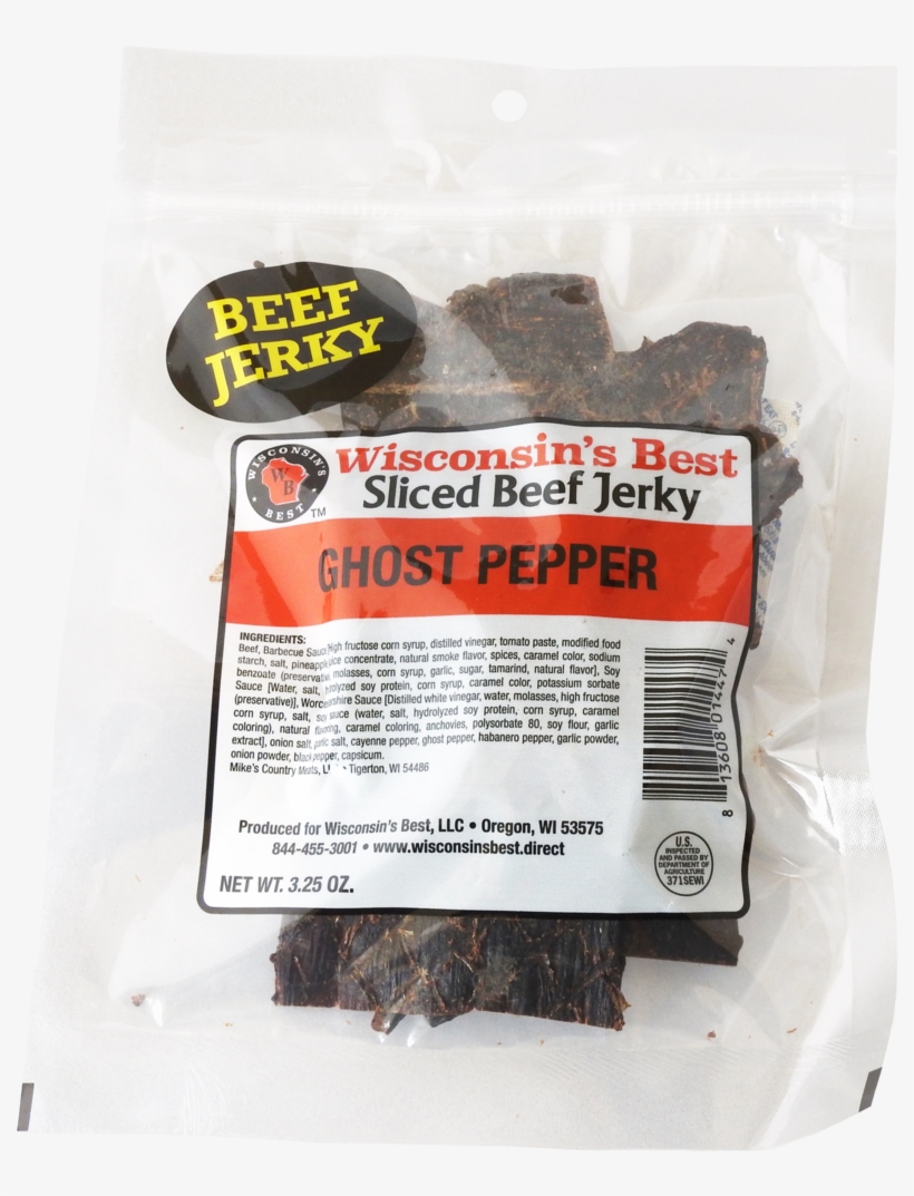Real Ghost Pepper Beef Jerky - Jerky, transparent png download