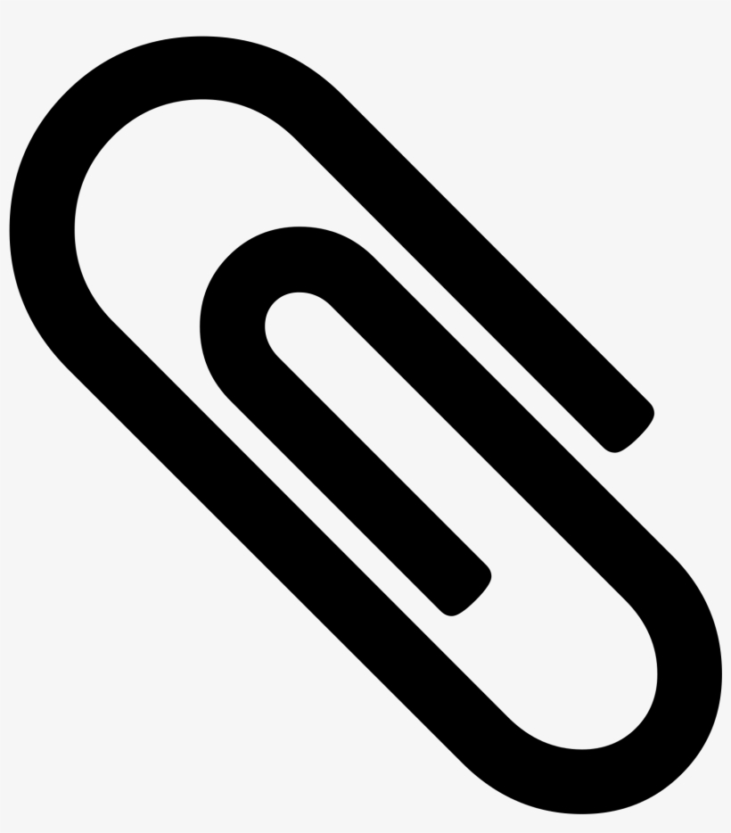 Open - Paperclip Svg, transparent png download