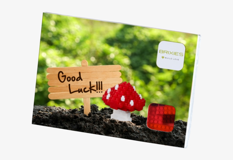 Postcard Good Luck - Wood, transparent png download