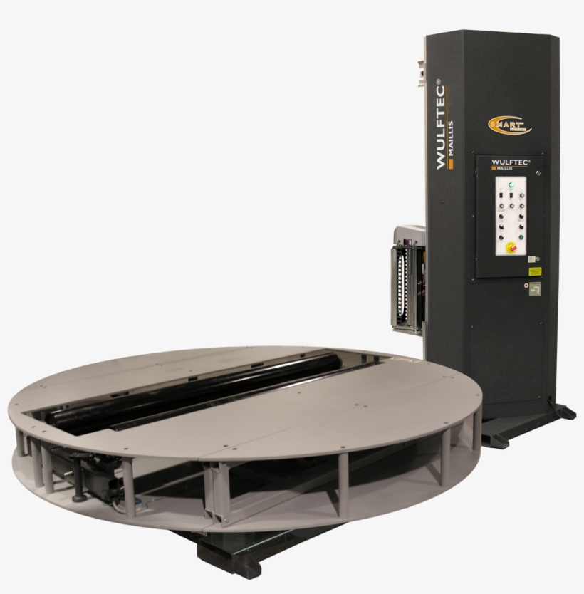 Semi Automatic Turntable Stretch Wrapper - Plastic, transparent png download