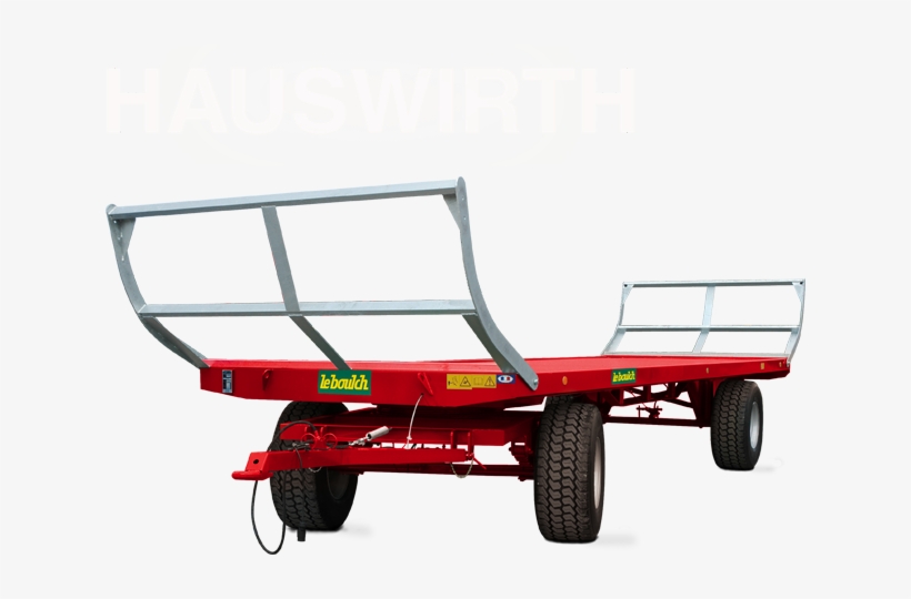Hauswirth Bale Trailers With Turntable - Straw, transparent png download