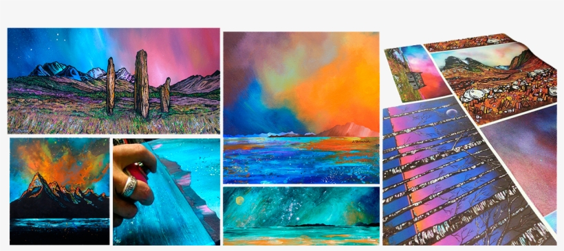 Scottish Landscape Paintings And Prints Gallery - Painting, transparent png download