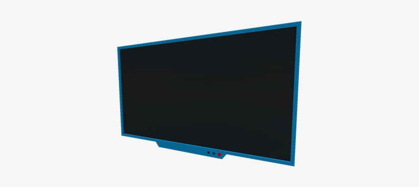 Electric Blue Plasma Flatscreen Tv - Led-backlit Lcd Display, transparent png download