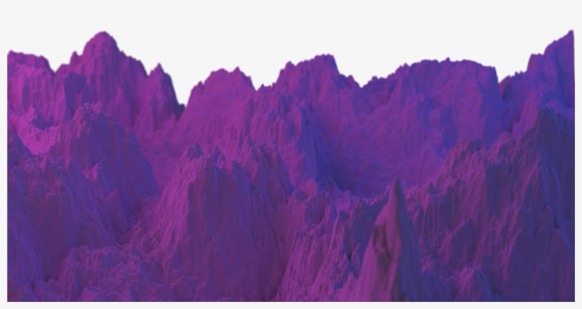 Mountain Range Micro Displacement - Blender, transparent png download