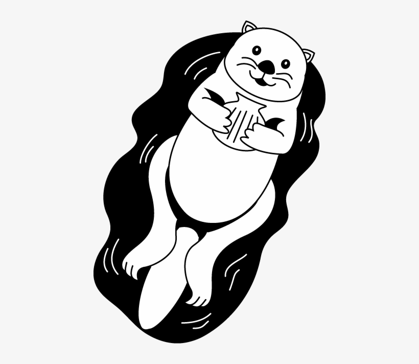 Otter - Otters Clip Art, transparent png download