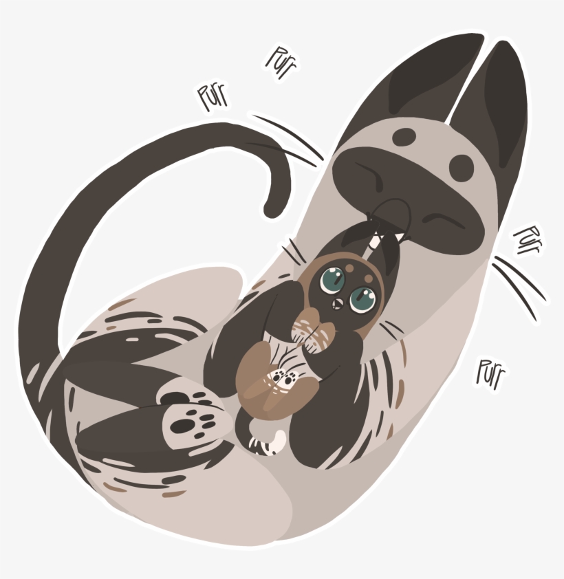 Sea Otter Clipart Tribal - Clip Art, transparent png download