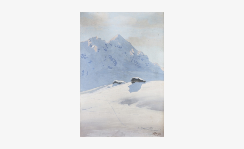 Paesaggio Innevato Con La Grigna Sullo Sfondo - Grigna, transparent png download
