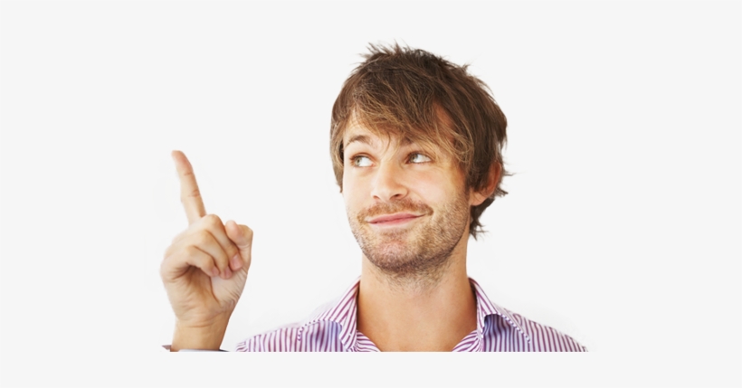 Man Pointing - Remarketing Advertising Banner For Business Loan, transparent png download