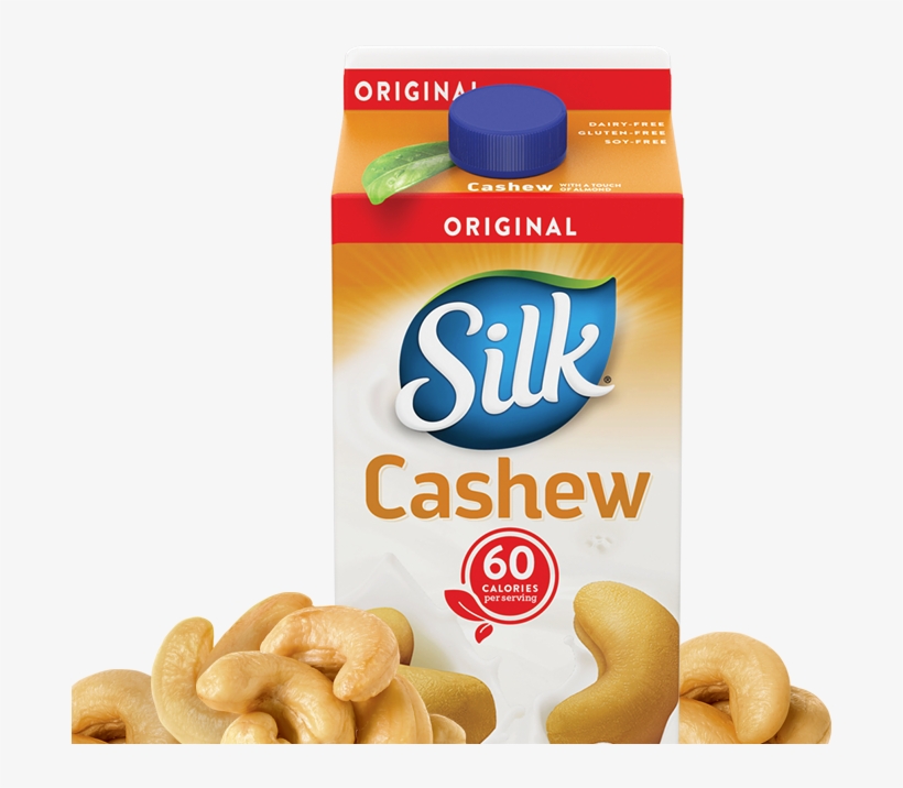 The Special Creaminess Of Cashews - Silk Creamy Cashewmilk, Unsweetened - 0.5 Gal Carton, transparent png download