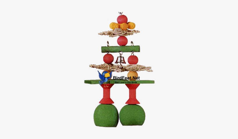 Superbird, Christmas Jingle Bells, For Pet Birds - Super Bird Creations 12 By 6-inch Jingle Bells Bird, transparent png download