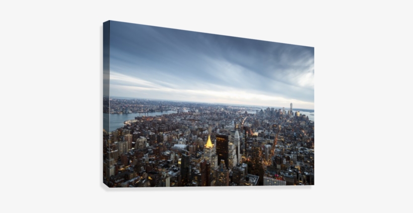 New York Skyline Canvas Print - New York City, transparent png download