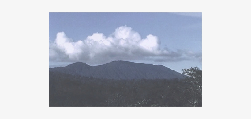 Mount Sual, As Seen From The Front Porch Of Mark And - Umboi Island, transparent png download