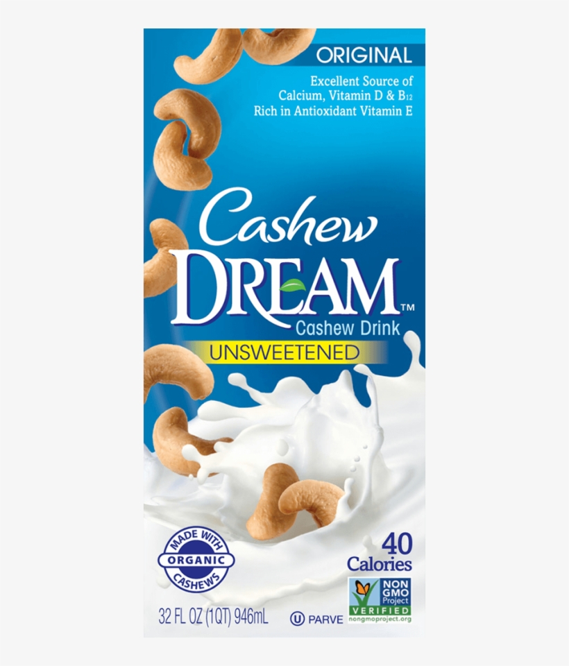 Unsweetened Cashew Drink - Dream Cashew Milk, transparent png download
