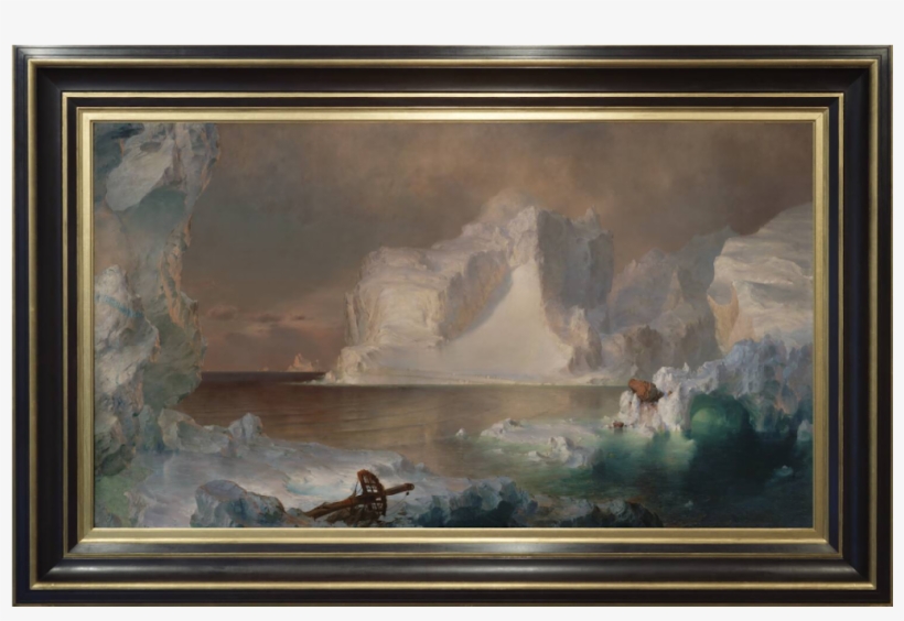 The Icebergs By Frederick Church - Frederic Edwin Church The Icebergs, transparent png download