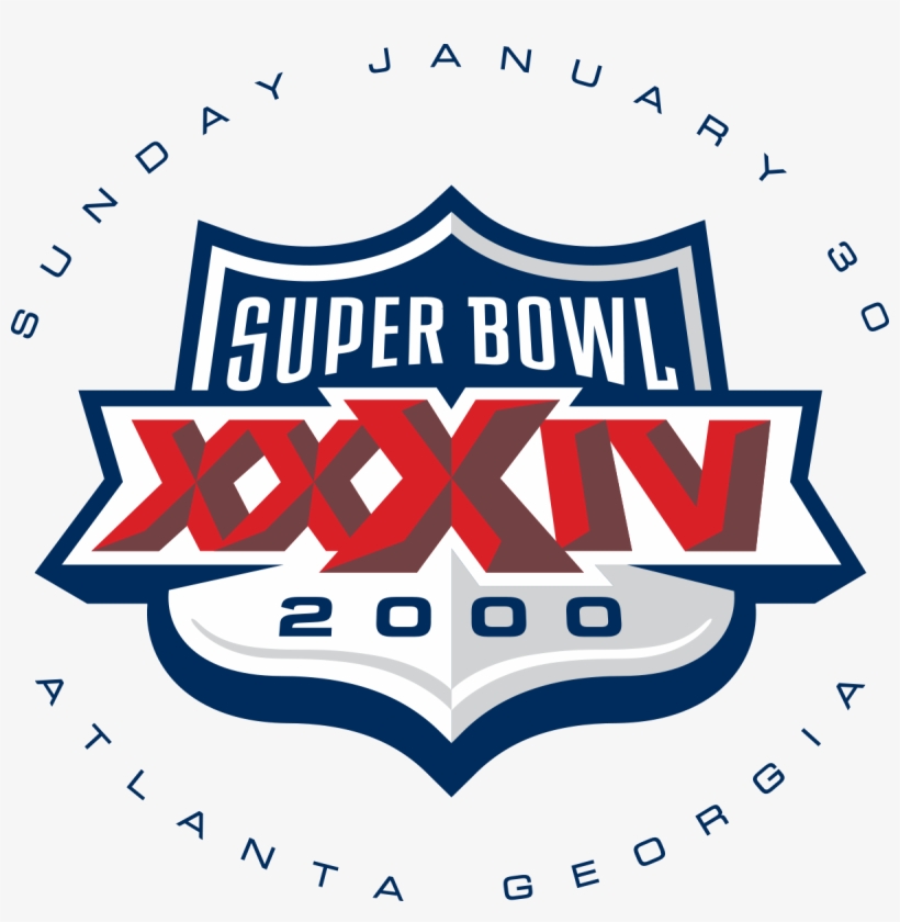 Super Bowl Xxxiv Logo, transparent png download