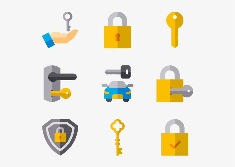 Keys Locks - Icon, transparent png download